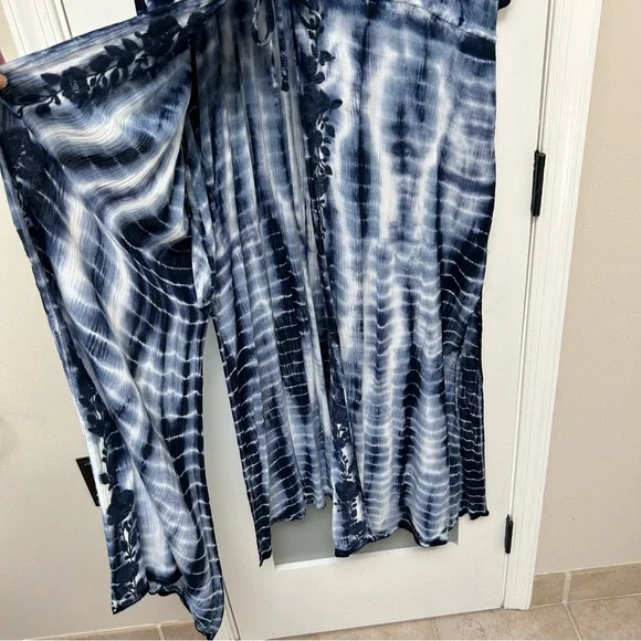 Torrid Blue Gauze Cover Up, 1X/2X Plus - Picture 6 of 15